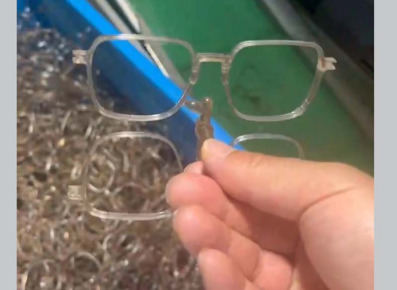 plastic glasses