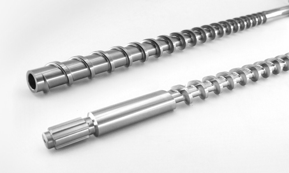 injection molding machine screw