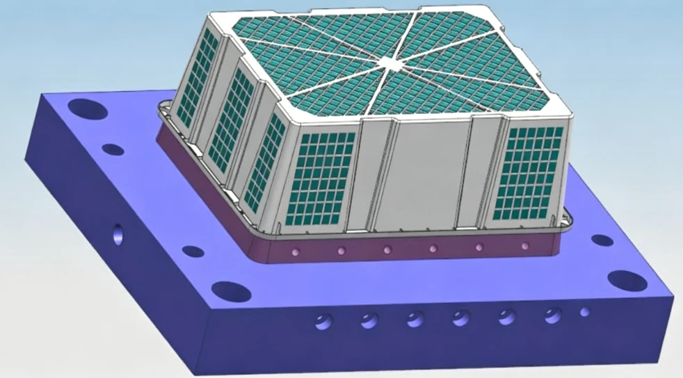CAD crate mould