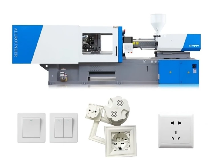 2. Five-hole wall switch socket injection molding machine