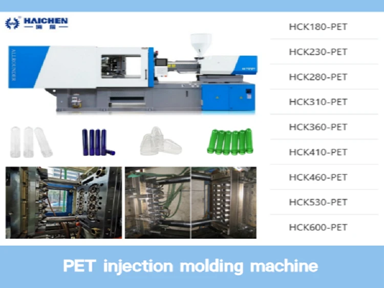 Automated PET preform injection molding