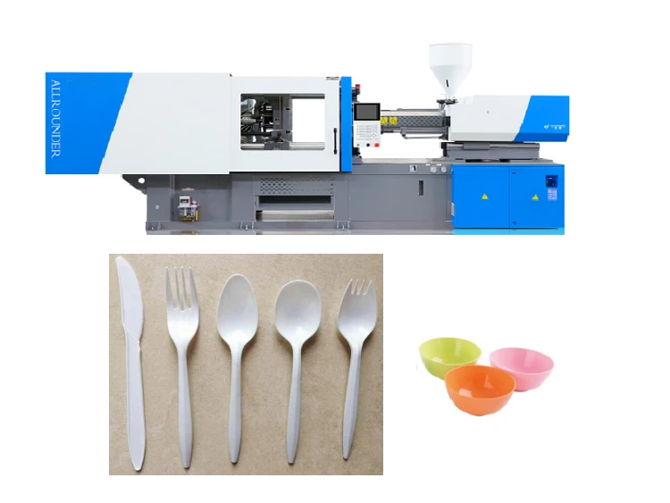Biodegradable Plastic Cutlery injection molding machine