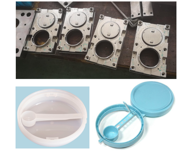 Baby milk powder lid injection mold