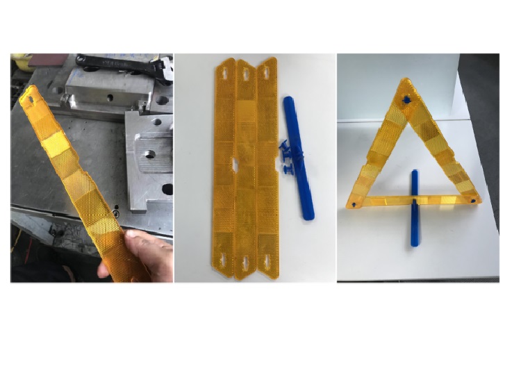 traffic warning triangle assemble
